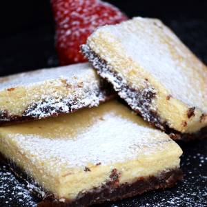 Brownie De Chocolate Negro y Queso