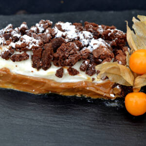 Tarta de Dulce de Leche y Brownie