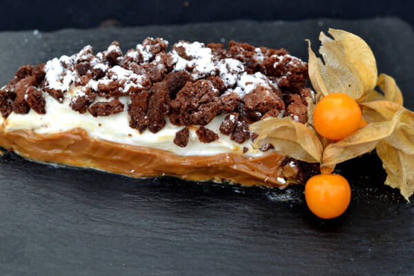 Tarta de Dulce de Leche y Brownie