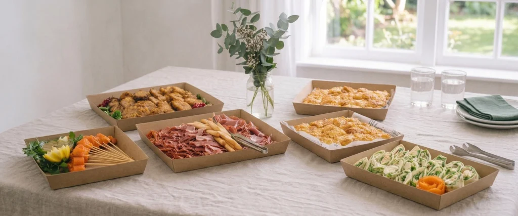 bandejas catering